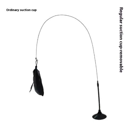 Kindred Paws™ Interactive Cat Teaser Wand Toy – Feather & Bell Play Stick