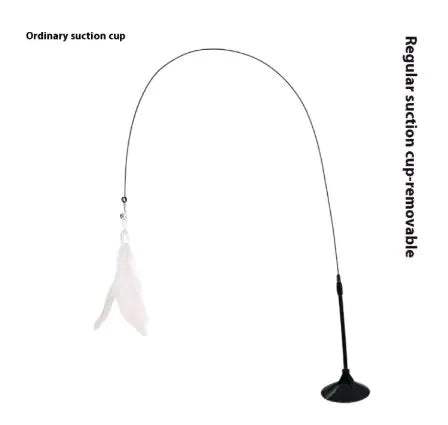 Kindred Paws™ Interactive Cat Teaser Wand Toy – Feather & Bell Play Stick