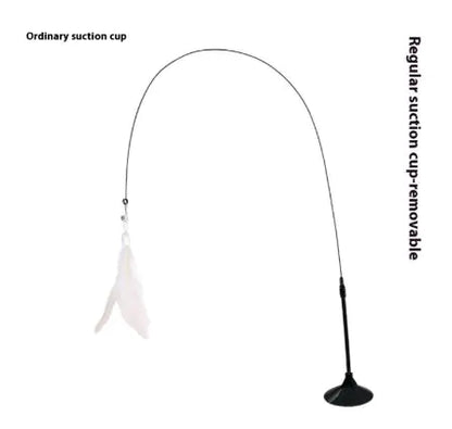 Kindred Paws™ Interactive Cat Teaser Wand Toy – Feather & Bell Play Stick