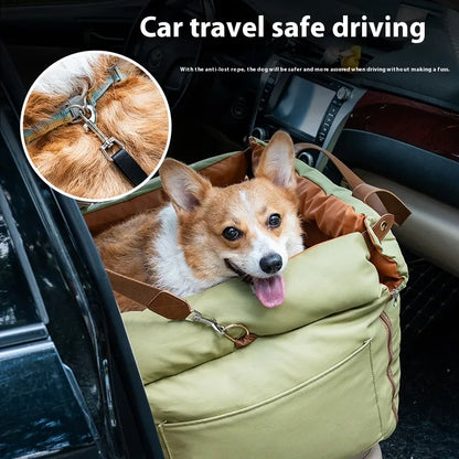 Kindred Paws™ Portable Car Pet Safety Seat – Washable Travel Chair