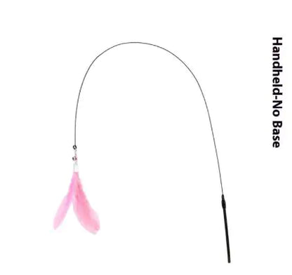 Kindred Paws™ Interactive Cat Teaser Wand Toy – Feather & Bell Play Stick
