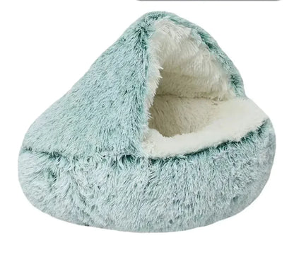 Kindred Paws™ Semi-Closed Cat Bed – Four Seasons Cozy Pet Nest