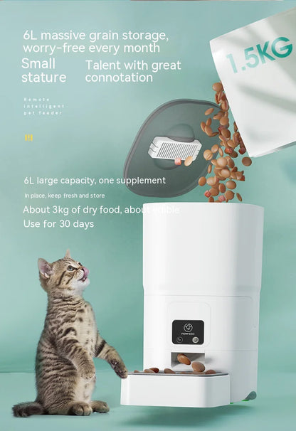 Kindred Paws™ 6L Smart Automatic Pet Feeder with Wi-Fi & Camera