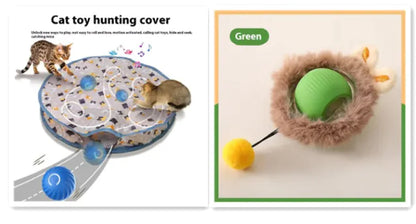 Kindred Paws™ PurrPlay Self-Rolling Cat Toy Ball – Interactive Fun