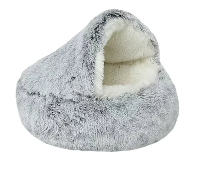 Kindred Paws™ Semi-Closed Cat Bed – Four Seasons Cozy Pet Nest