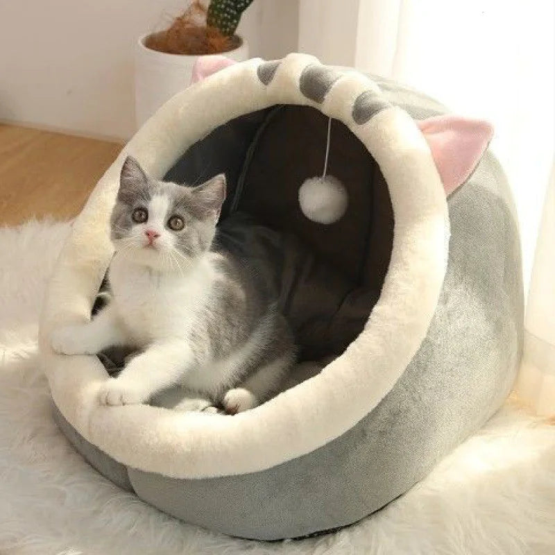 Kindred Paws™ Cat Litter Villa – Semi-Enclosed Washable Cat House