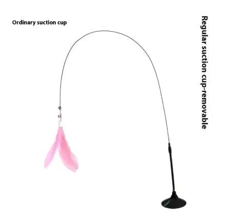 Kindred Paws™ Interactive Cat Teaser Wand Toy – Feather & Bell Play Stick