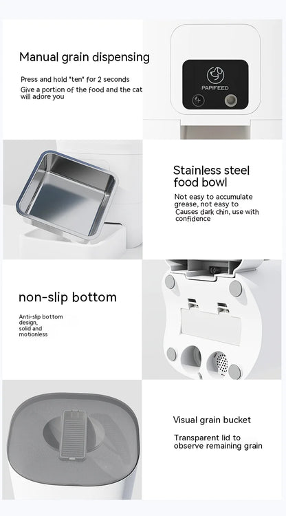 Kindred Paws™ 6L Smart Automatic Pet Feeder with Wi-Fi & Camera