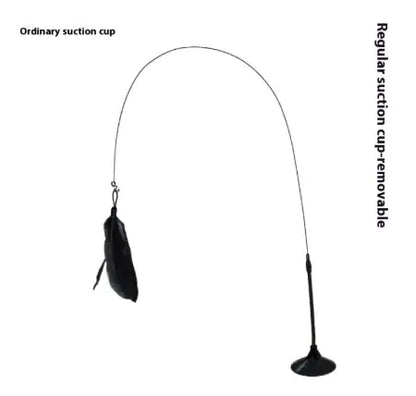 Kindred Paws™ Interactive Cat Teaser Wand Toy – Feather & Bell Play Stick