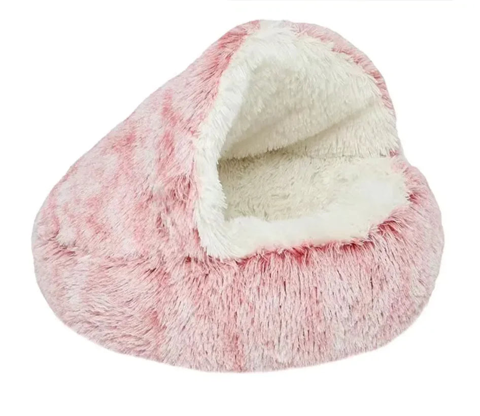 Kindred Paws™ Semi-Closed Cat Bed – Four Seasons Cozy Pet Nest