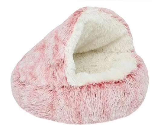 Kindred Paws™ Semi-Closed Cat Bed – Four Seasons Cozy Pet Nest